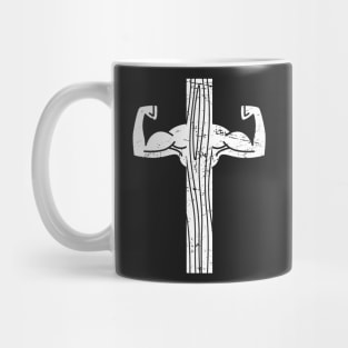 Christian Buff Workout Cross Mug